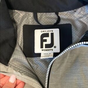 FootJoy Women's Black and Silver Jacket